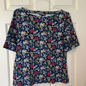 Ralph Lauren Floral Print Top, XL